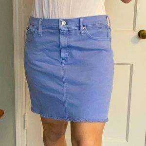 J crew garment dyed denim skirt NWOT